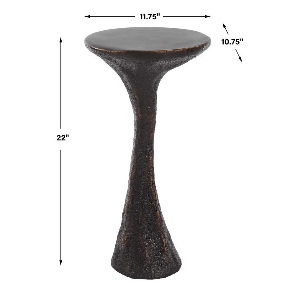 Taureana 22 in. Concrete Outdoor Accent Table