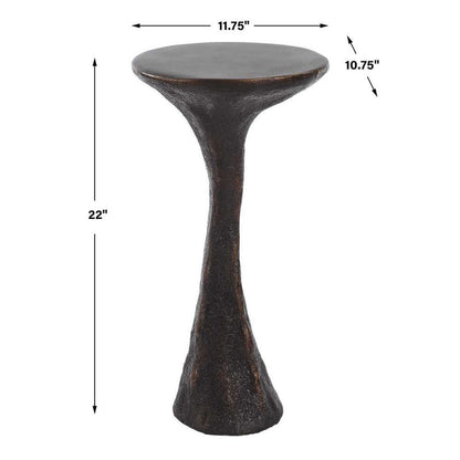 Taureana 22 in. Concrete Outdoor Accent Table