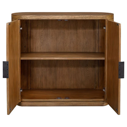 Rombiolo 28 in. Mindi Wood Cabinet
