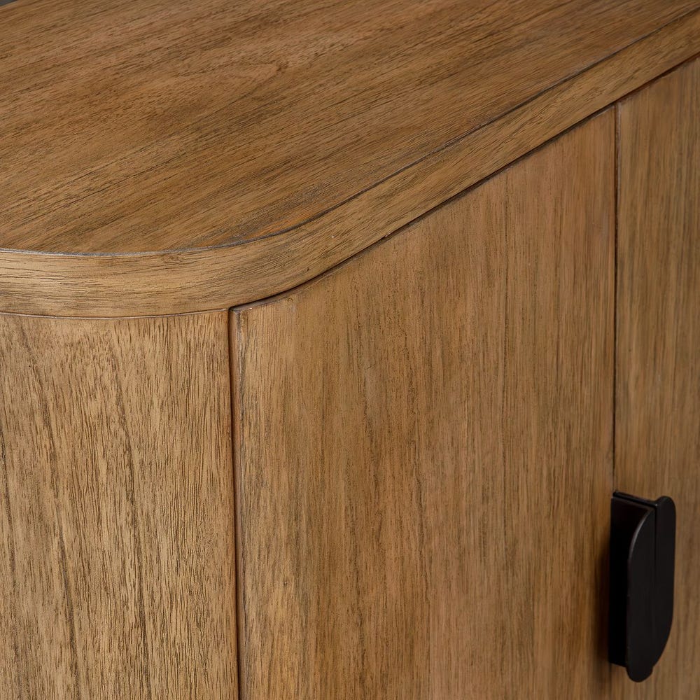 Rombiolo 28 in. Mindi Wood Cabinet