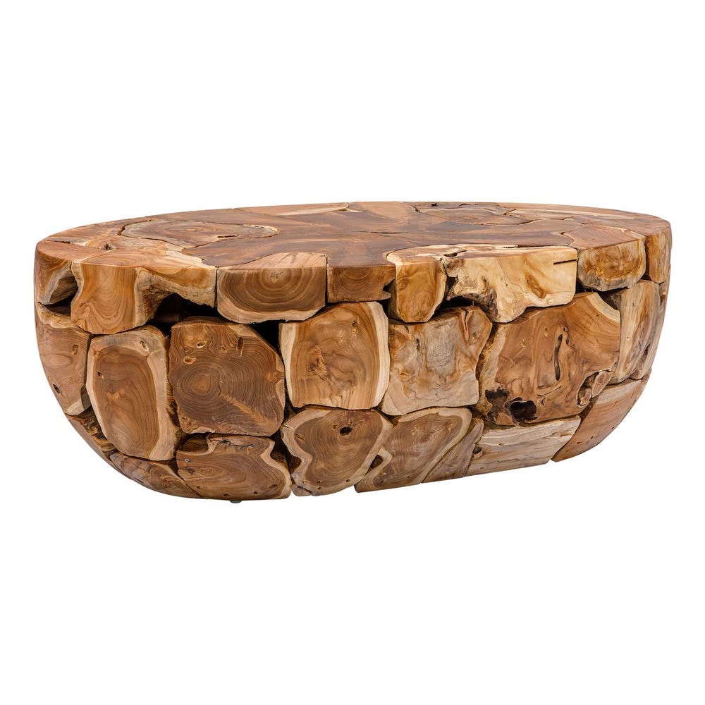 Brigida 48 in. Solid Teak Outdoor Coffee Table