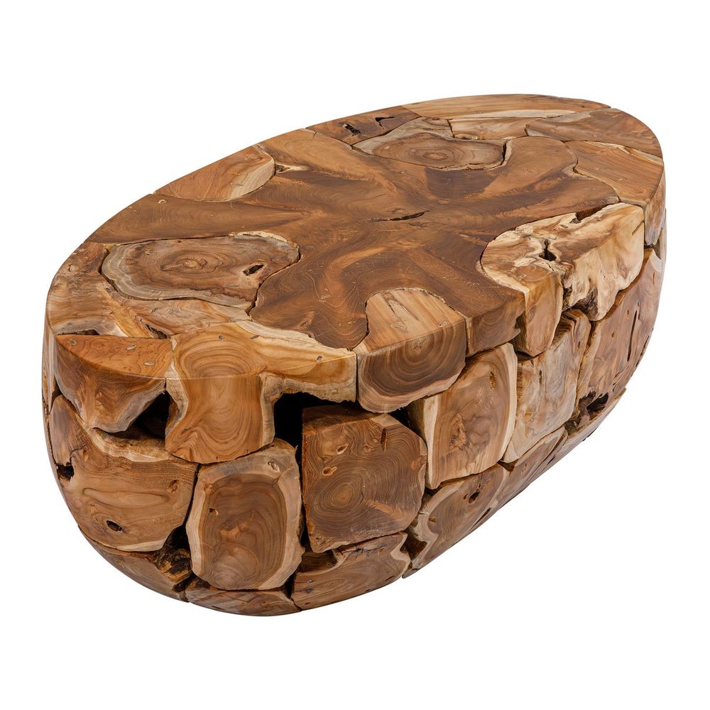 Brigida 48 in. Solid Teak Outdoor Coffee Table
