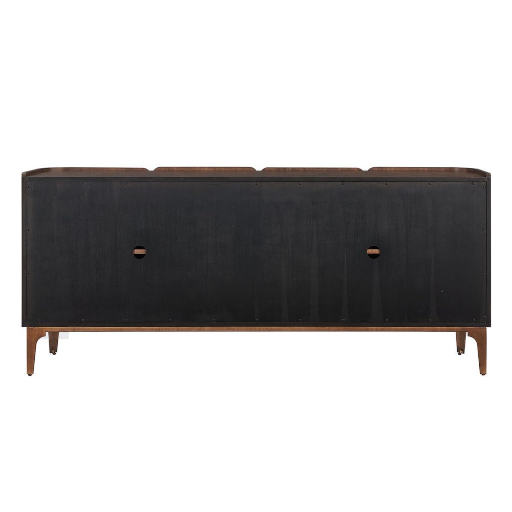 Piacenza 74 in. Mappa Burl Veneer Cabinet