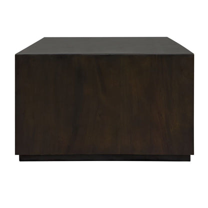 Sorgenti 48 in. Solid Mahogany Wood Coffee Table