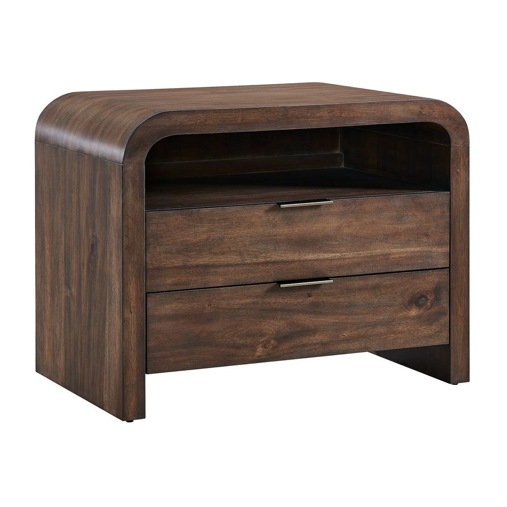 Frassene 30 in. Accacia Wood Side Table