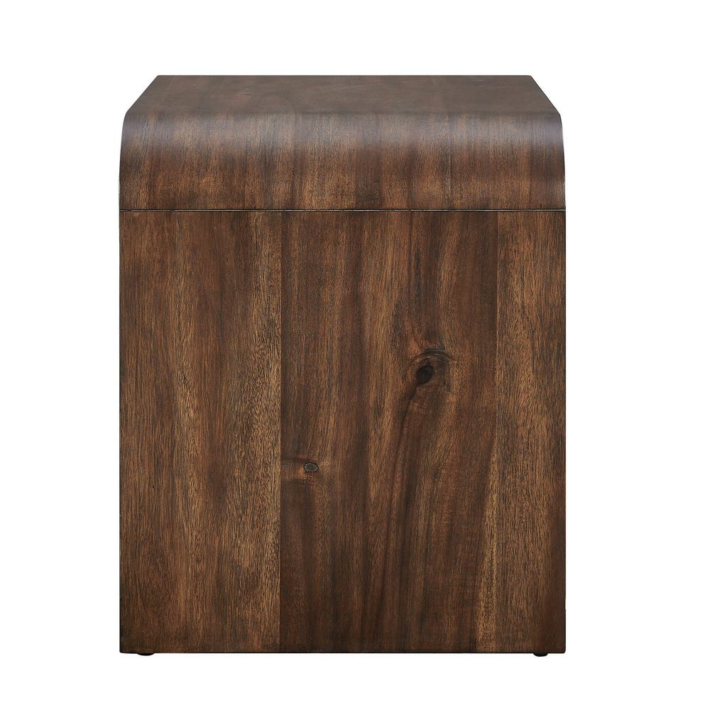 Frassene 30 in. Accacia Wood Side Table