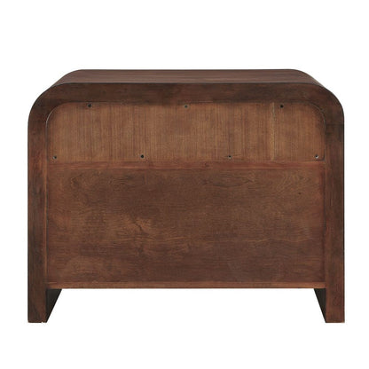 Frassene 30 in. Accacia Wood Side Table