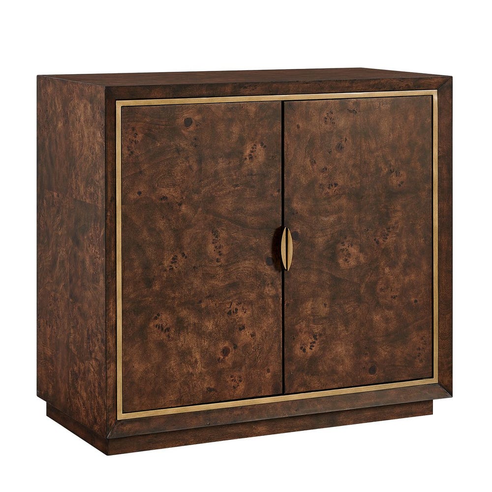 Sempione 36 in. Mappa Burl Veneer Cabinet