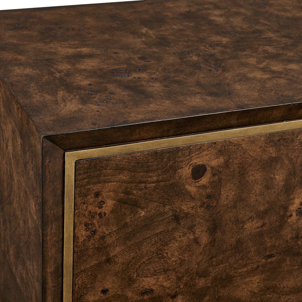 Sempione 36 in. Mappa Burl Veneer Cabinet