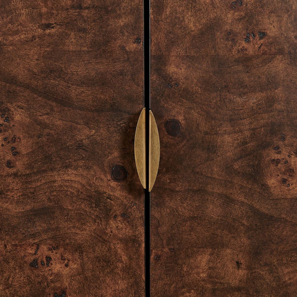 Sempione 36 in. Mappa Burl Veneer Cabinet