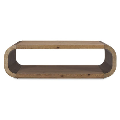 Merlo 55 in. Oak Veneer Coffee Table