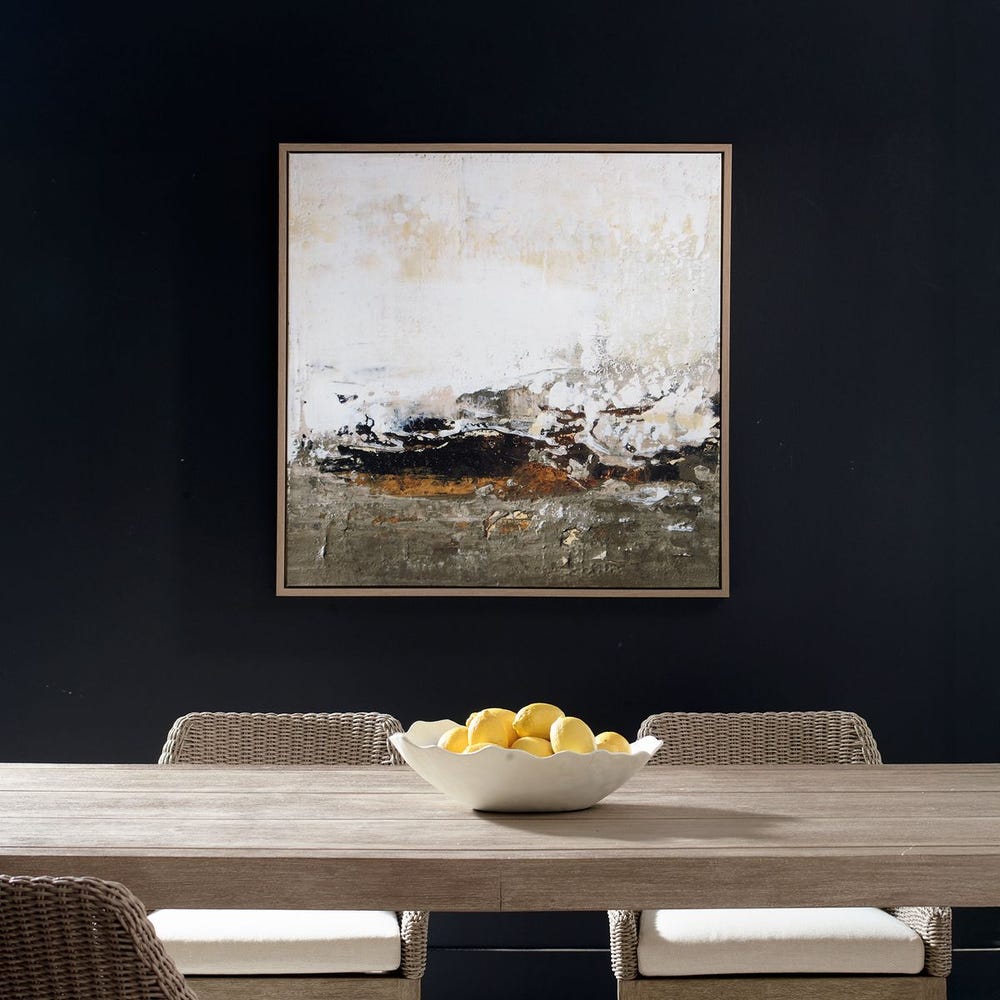 Woodland Ember 38 in. Framed Canvas