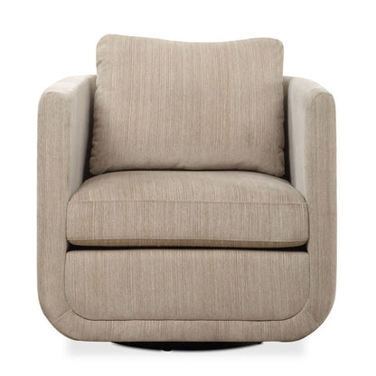 Vasto Upholstered Swivel Chair - Porcelain