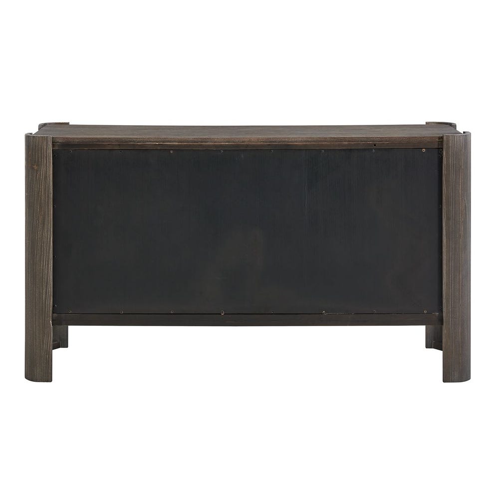 Pomonte 56 in. Acacia and Poplar Wood Cabinet