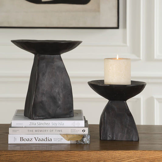 Castanea Pedestal Bowl - Set of 2