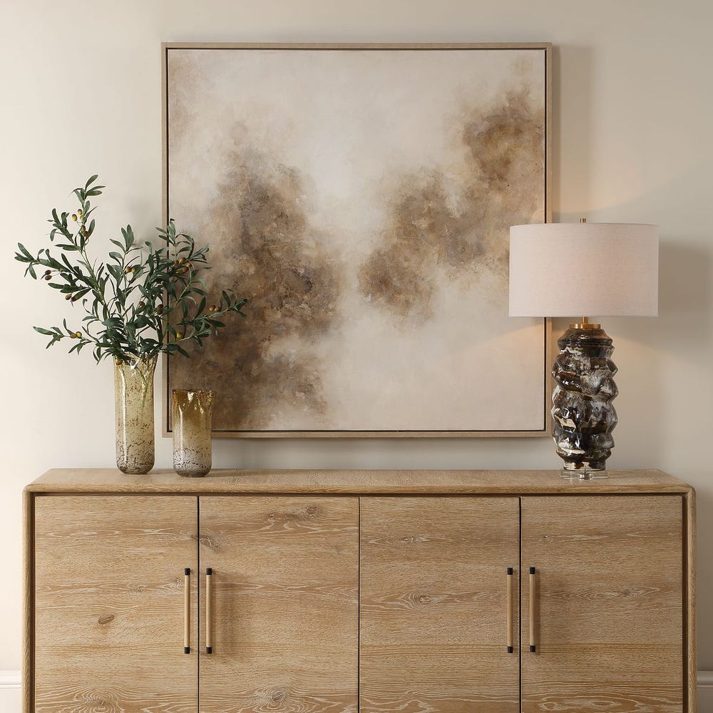 Faded Silence 50 in. Hand Painted Canvas