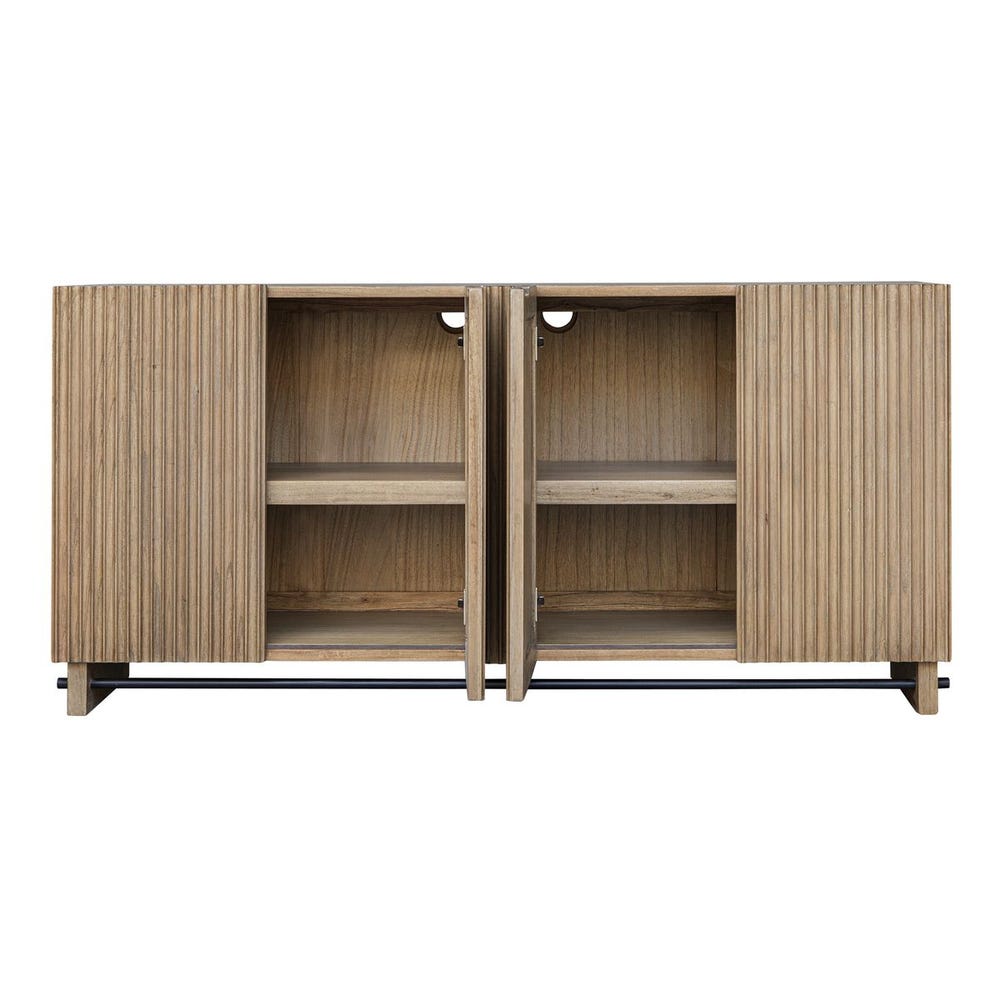 Caprara 64 in. Mindi Veneer Cabinet