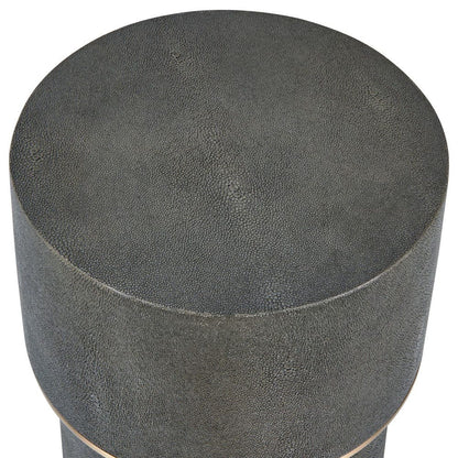 Partenope 23 in. Accent Table - Charcoal