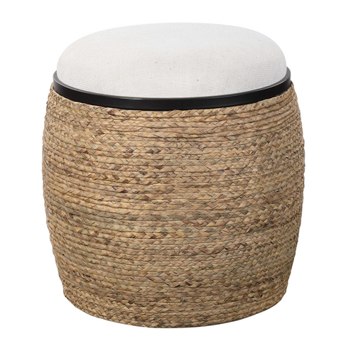 Coastal Round Accent Stool