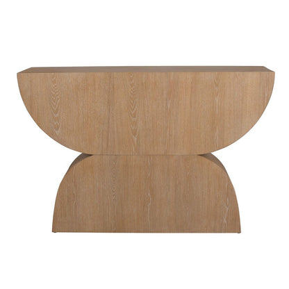 Laurein 52 in. Oak Veneer Console Table