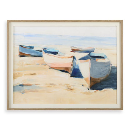 Tranquil Shores 44 in. Framed Print