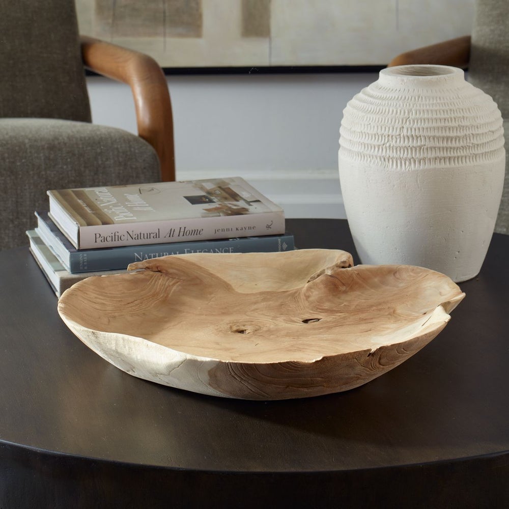 Morino Teak Wood Outdoor Bowl