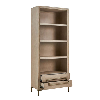 Reghena 88 in. Oak Veneer Etagere