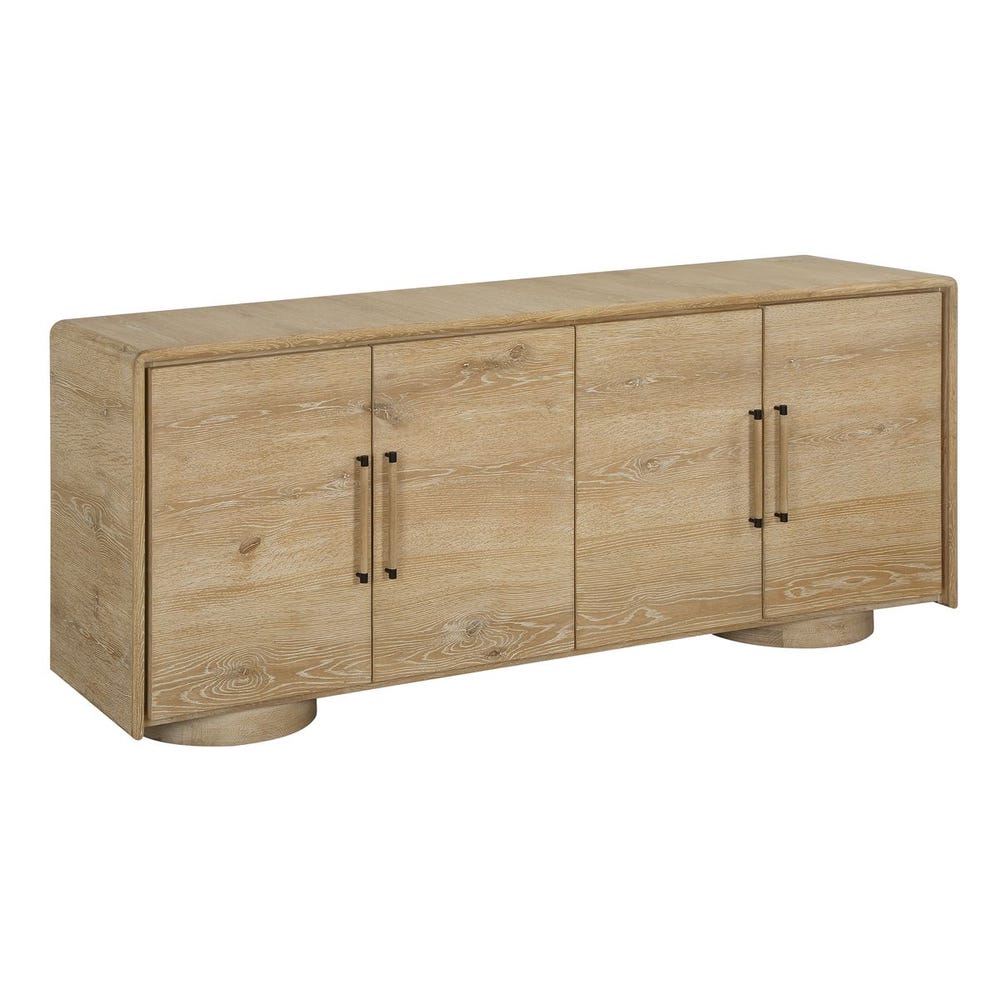 Amendola 79 in. Oak Wood Cabinet