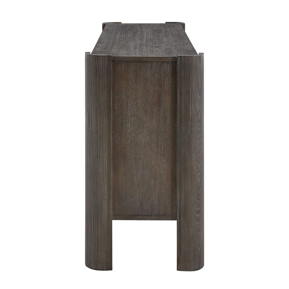 Pomonte 56 in. Acacia and Poplar Wood Cabinet