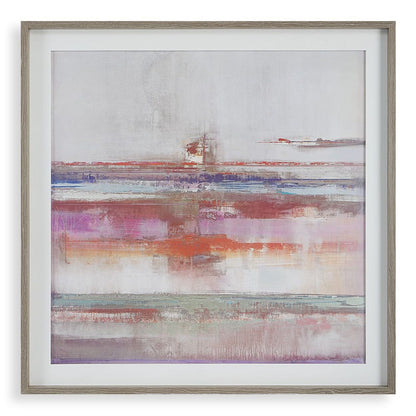 Intersections 56 in. Framed Print