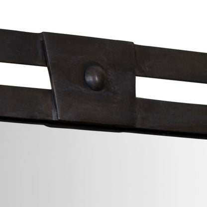 Dussoi 36 in. Iron Frame Mirror