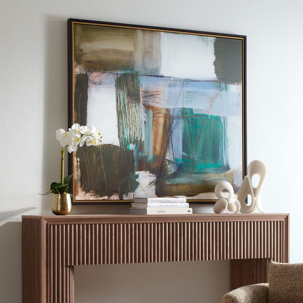 Celestial Tides 55 in. Framed Canvas