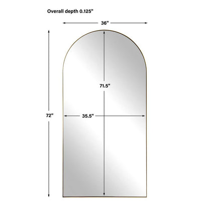 Bresciana 72 in. Arch Mirror