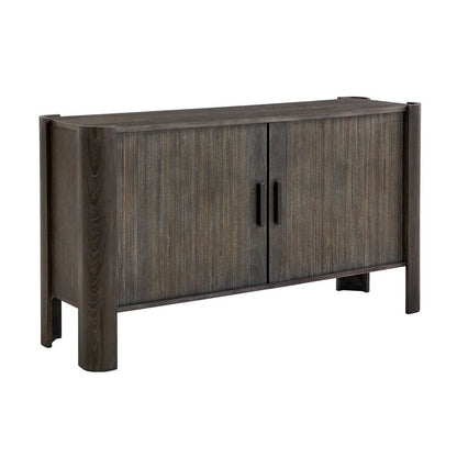 Pomonte 56 in. Acacia and Poplar Wood Cabinet