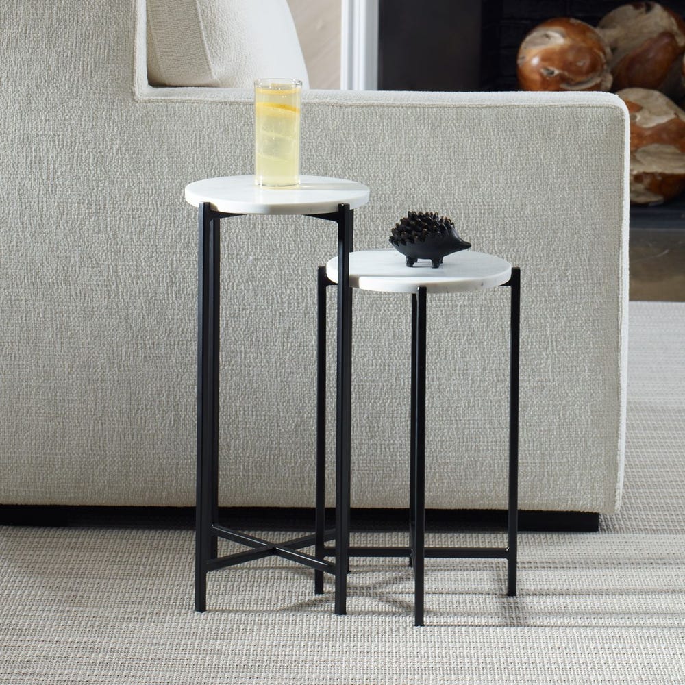Sotto 22 in. Accent Table - Set of 2