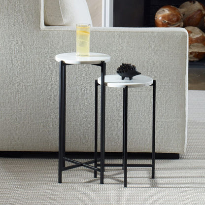 Sotto 22 in. Accent Table - Set of 2