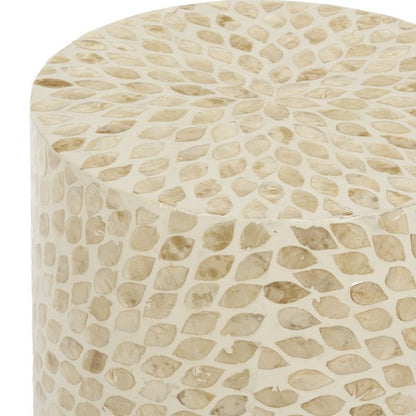 Morta 19 in. Capiz Accent Table