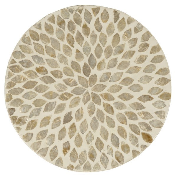 Morta 19 in. Capiz Accent Table