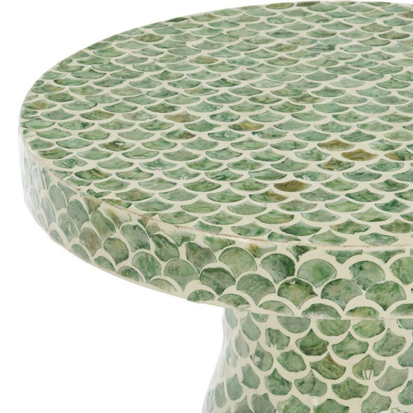 Capanne 25 in. Capiz Accent Table