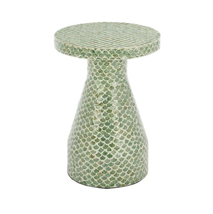 Capanne 25 in. Capiz Accent Table
