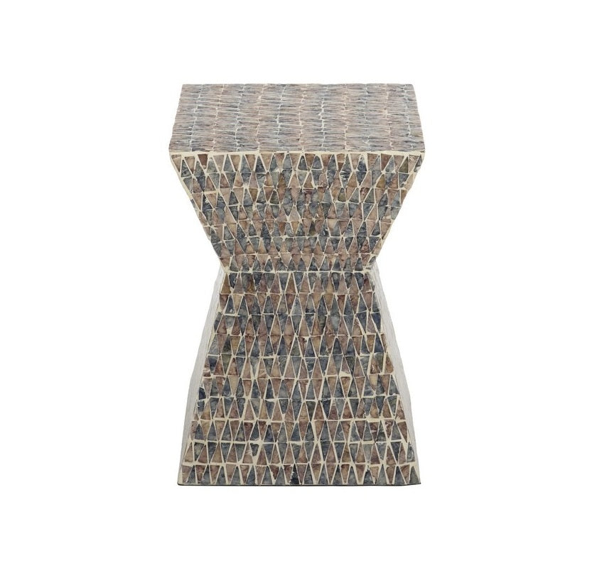 Gennaro 19 in. Capiz Accent Table