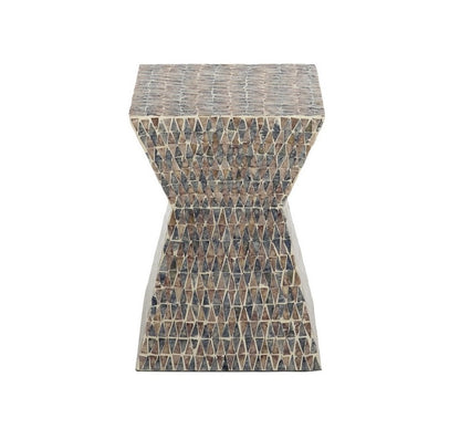 Gennaro 19 in. Capiz Accent Table