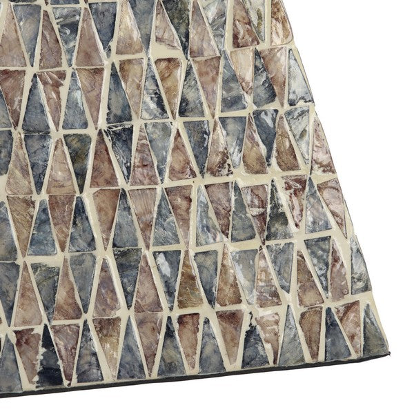 Gennaro 19 in. Capiz Accent Table