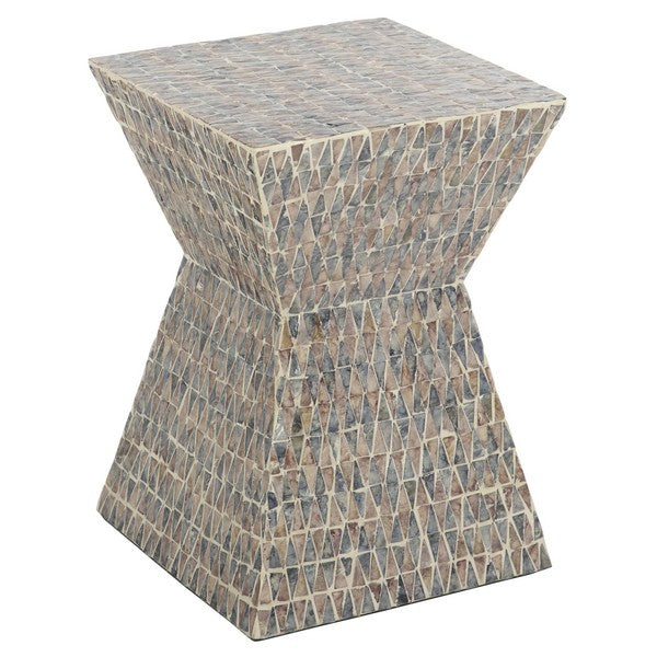 Gennaro 19 in. Capiz Accent Table