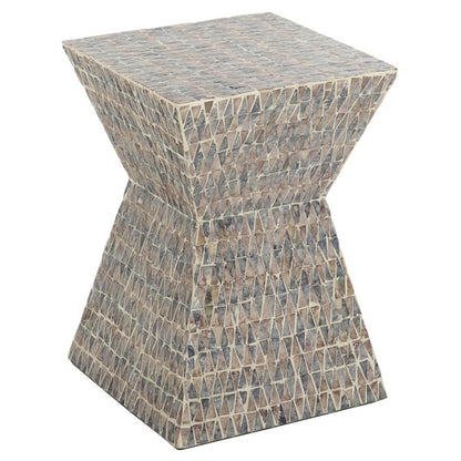 Gennaro 19 in. Capiz Accent Table