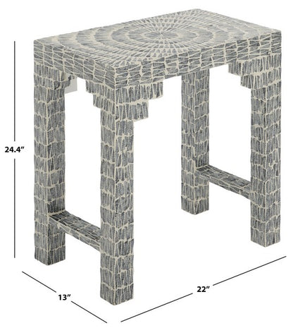 Nuoro 24 in. Capiz Accent Table