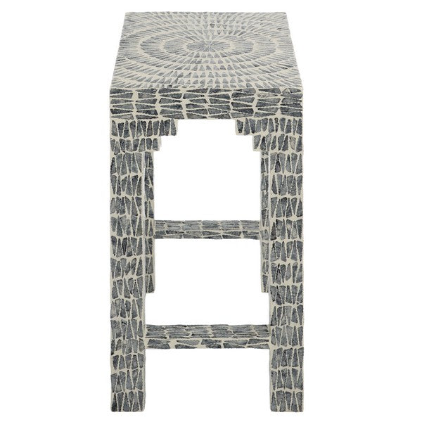 Nuoro 24 in. Capiz Accent Table