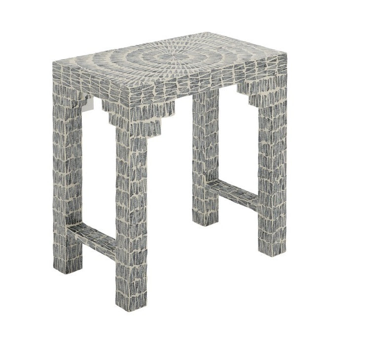 Nuoro 24 in. Capiz Accent Table
