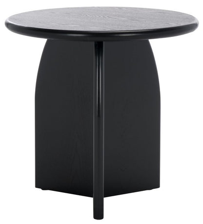 Rovigo 20 in. Wood Accent Table - Black