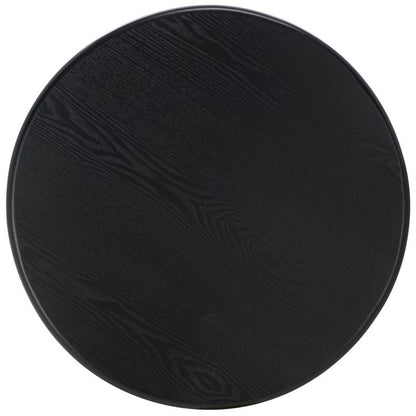 Rovigo 20 in. Wood Accent Table - Black